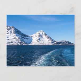 Norwegian fjord postcard