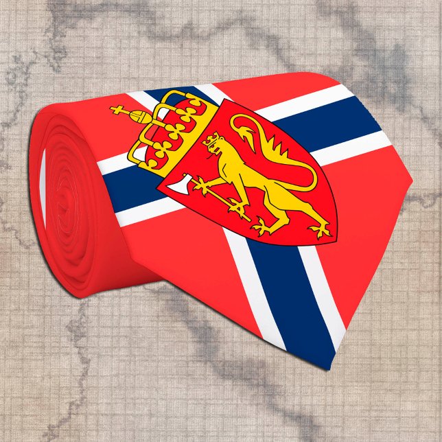 Norwegian Flag & business Norway, travel /sports Tie (Creator Uploaded)