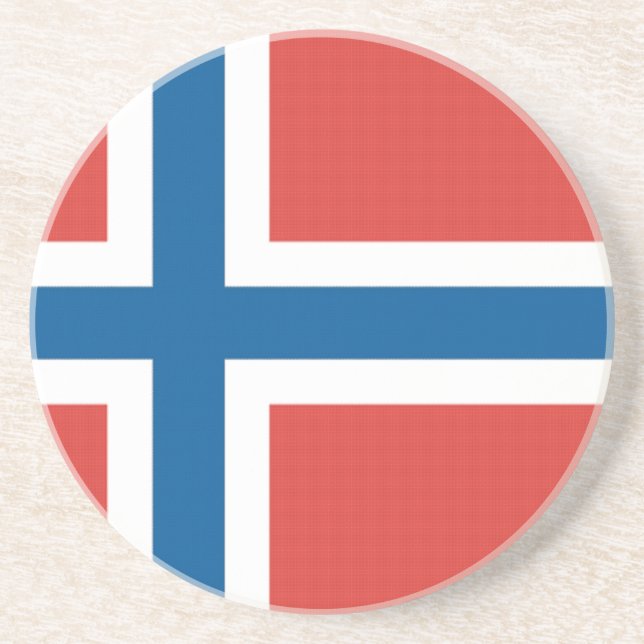 Norwegian Flag Coaster (Front)