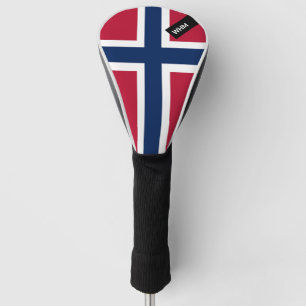 Norwegian Flag - Custom Golf Club Head Cover