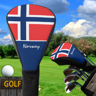 Norwegian Flag & Golf Norway sports Covers /clubs