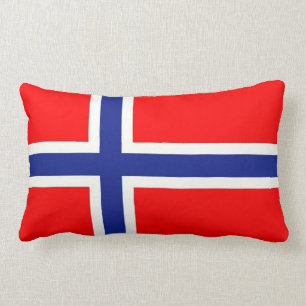 Norwegian Flag Lumbar Cushion