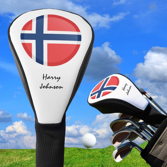 Norwegian Flag & Monogrammed Golf Clubs Covers (Creator Uploaded)