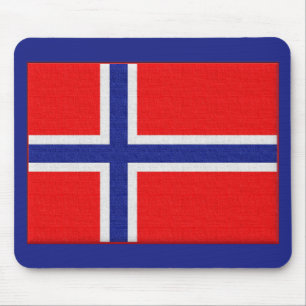 Norwegian Flag Mouse Mat