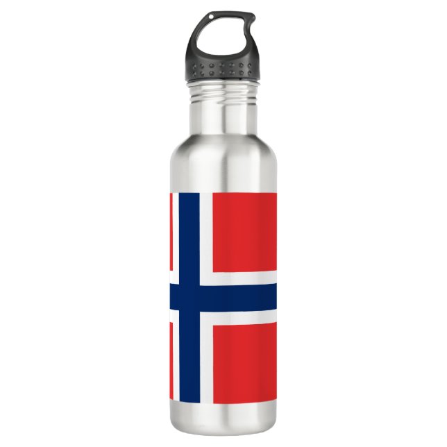 Norwegian Flag (Norway) 710 Ml Water Bottle (Front)
