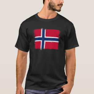 Norwegian Flag Norway Day 17 May Nordic Cross Norg T-Shirt