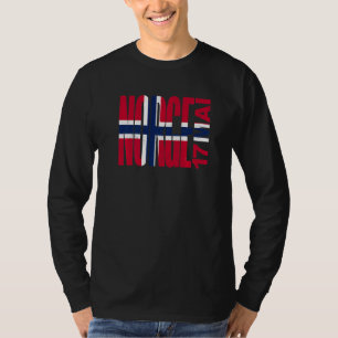 Norwegian Flag Norway Day 17 May Nordic Cross Norg T-Shirt