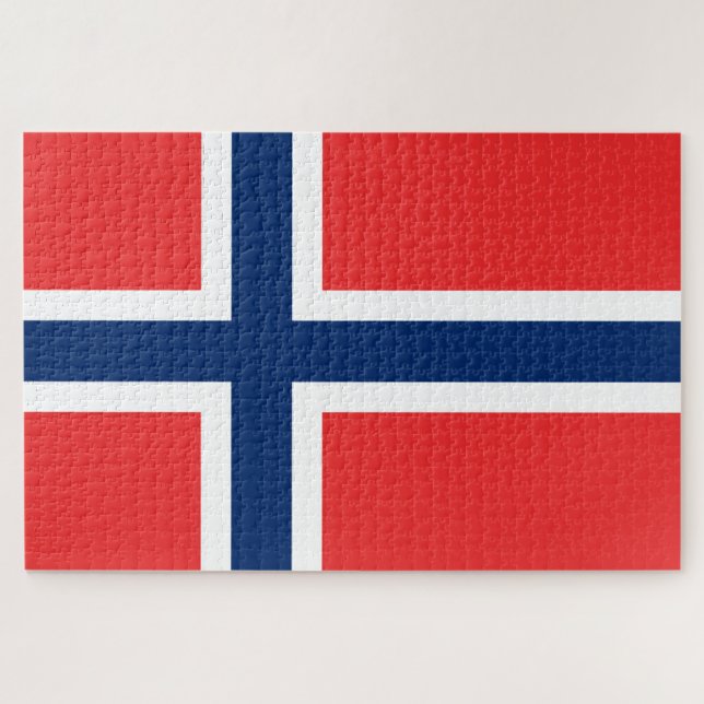 Norwegian Flag (Norway) Jigsaw Puzzle (Horizontal)