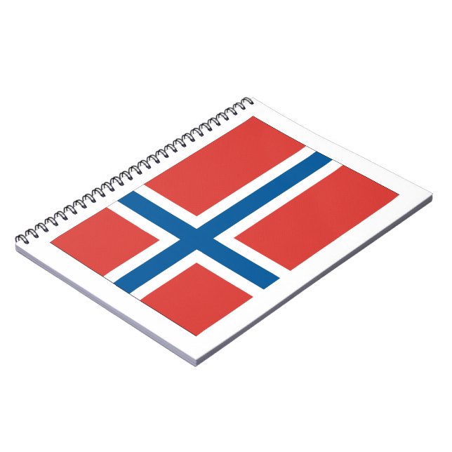 Norwegian Flag Notebook (Left Side)