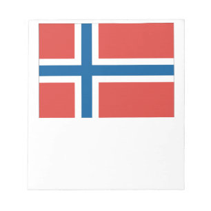 Norwegian Flag Notepad
