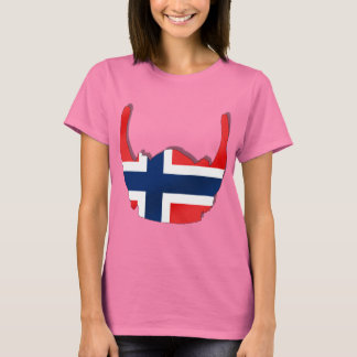 Norwegian flag of Norway viking helmet T-Shirt