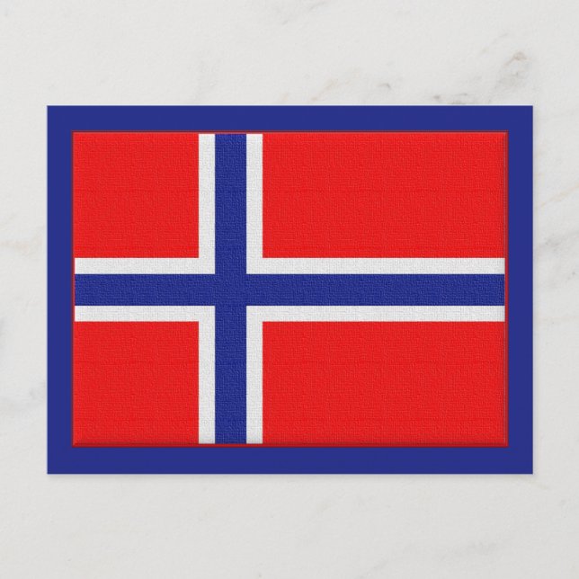Norwegian Flag Postcard (Front)
