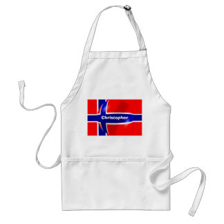Norwegian Flag Standard Apron