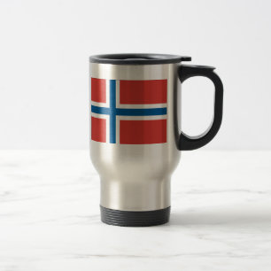 Norwegian Flag Travel Mug
