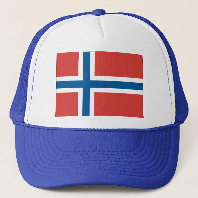 Norwegian Flag Trucker Hat (Front)