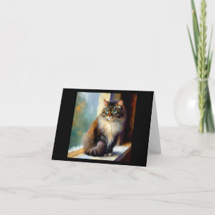 Norwegian Forest Cat  Card