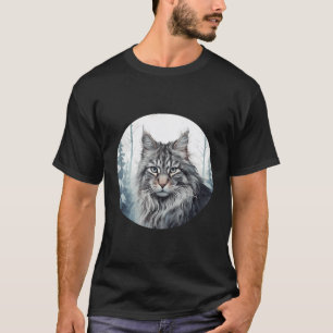 Norwegian Forest Cat Distressed Style Love Cats T-Shirt