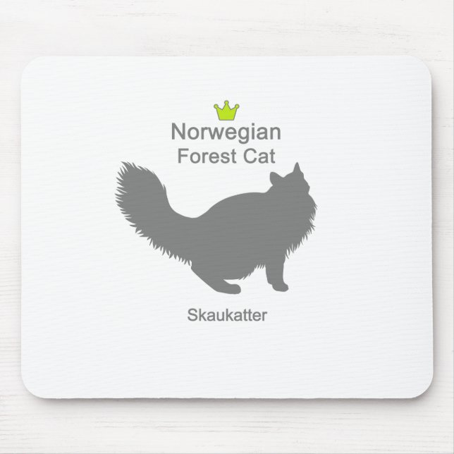 Norwegian Forest Cat g5 Mouse Mat (Front)