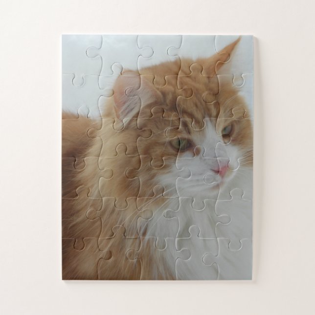 Norwegian_Forest_Cat Jigsaw Puzzle (Vertical)