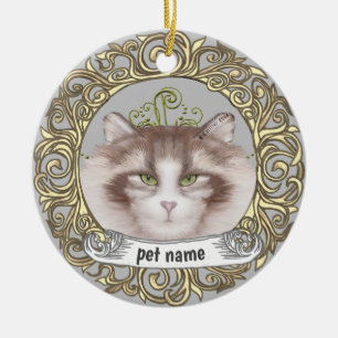 Norwegian Forest Cat Loving Memory ornament