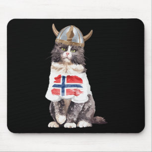 Norwegian Forest Cat Norway Flag  Mouse Mat