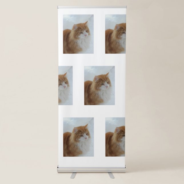 Norwegian Forest Cat Retractable Banner (Front)