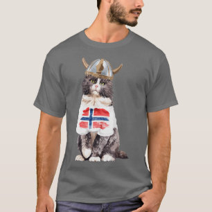 Norwegian Forest Cat Viking T-Shirt