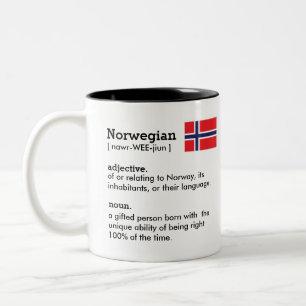 Norwegian fun mug