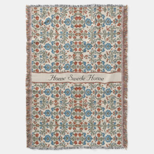 Norwegian Garden, custom Throw Blanket
