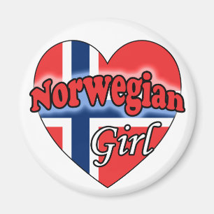 Norwegian Girl Magnet