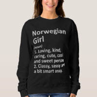 Norwegian Girl Norway  Funny Country Home Roots De