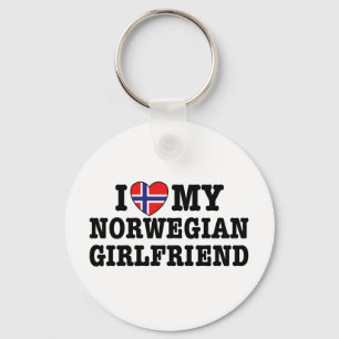 Norwegian Girlfriend Key Ring