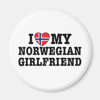 Norwegian Girlfriend Magnet