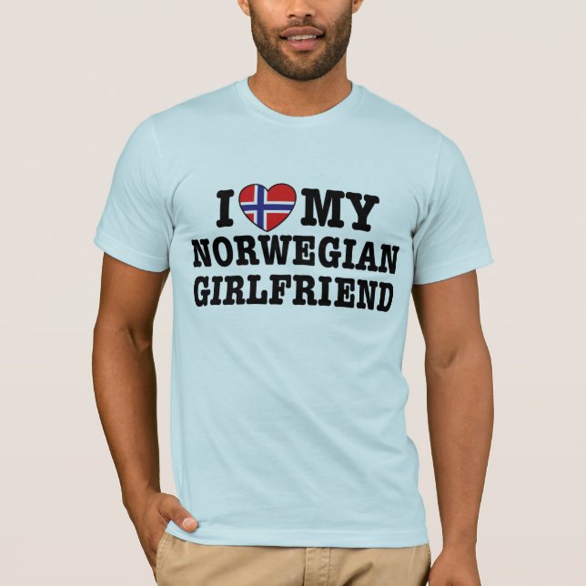 Norwegian Girlfriend T-Shirt (Front)