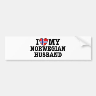 Norwegian Husband Bumper Sticker