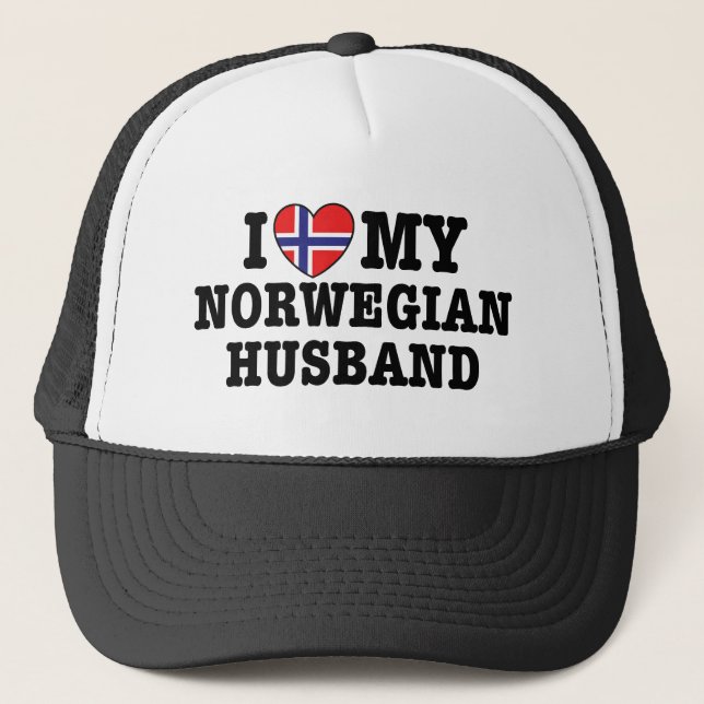 Norwegian Husband Trucker Hat (Front)