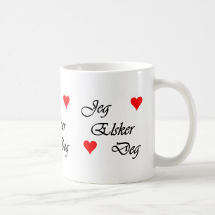 Norwegian I Love You Norsk Jeg Elsker Deg Mug