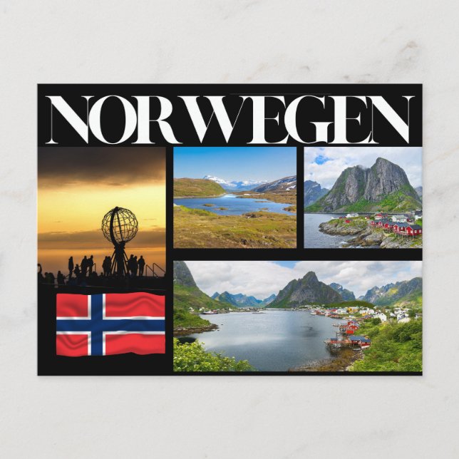 Norwegian Impressions Postcard (Front)