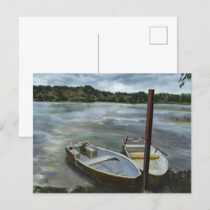 Norwegian Lakeside Postcard