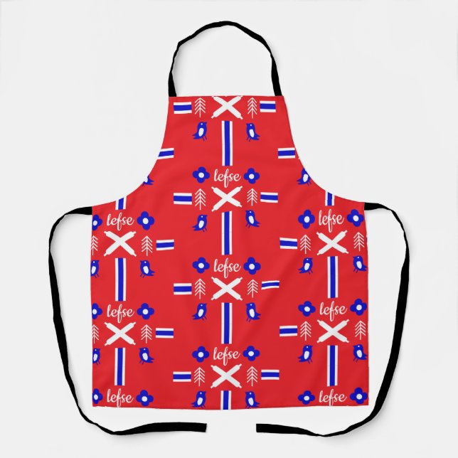 Norwegian Lefse Flatbread  Apron (Front)