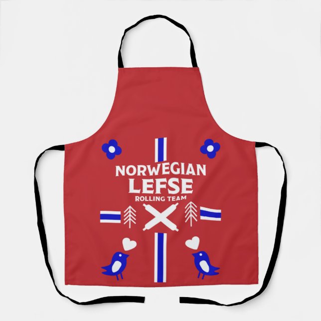 Norwegian Lefse Flatbread Apron (Front)