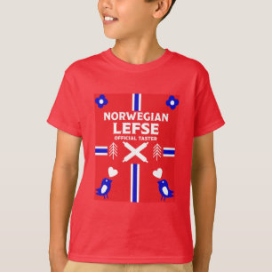 Norwegian Lefse Flatbread Apron T-Shirt