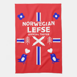 Norwegian Lefse Flatbread Apron Tea Towel