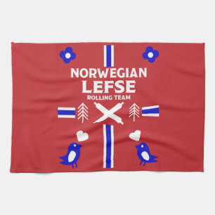 Norwegian Lefse Flatbread    Tea Towel