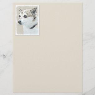 Norwegian Lundehund Painting - Original Dog Art