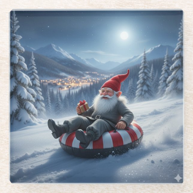 Norwegian Nisse Sledding, Coaster (Front)