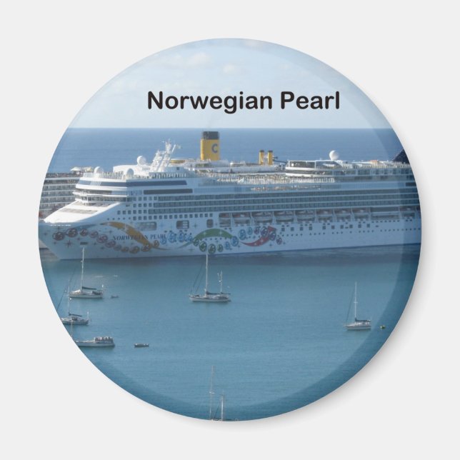 Norwegian Pearl Magnet (Front)