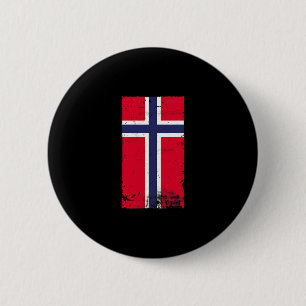 Norwegian Pride Travel Vacation Norway Flag 6 Cm Round Badge