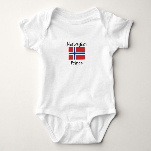 Norwegian Prince Baby Bodysuit (Front)