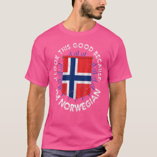Norwegian Roots Nordic Country Norway Flag Norway T-Shirt
